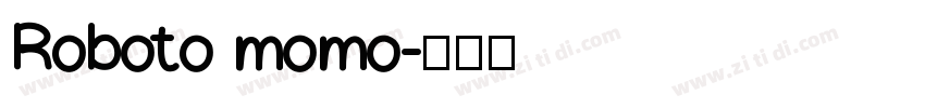 Roboto momo字体转换